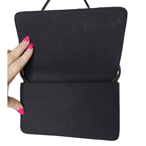 kate spade Bags Kate Spade Needlepoint Wool Color Block Leather Handle Bag Poshmark